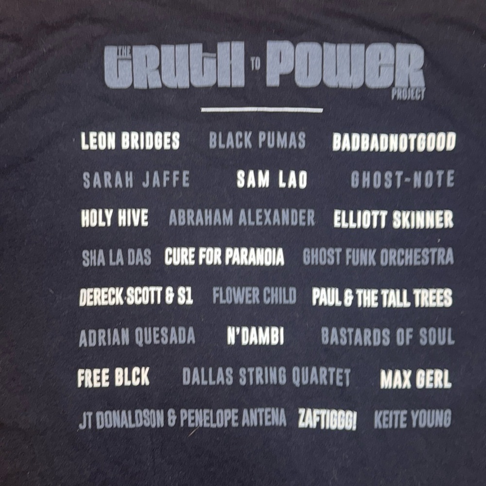 Badu World Market TRUTH TO POWER LOGO TEE XL - Picture 10 of 10